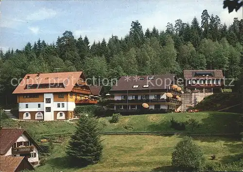 Baiersbronn Schwarzwald Forsthaus Auerhahn mit Gaestehaus Katrin Kat. Baiersbronn