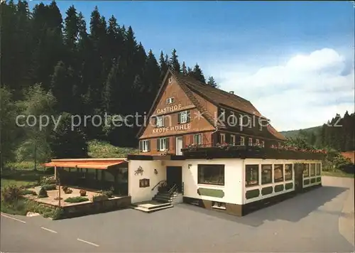 Seewald Gasthaus Kropfmuehle Kat. Seewald