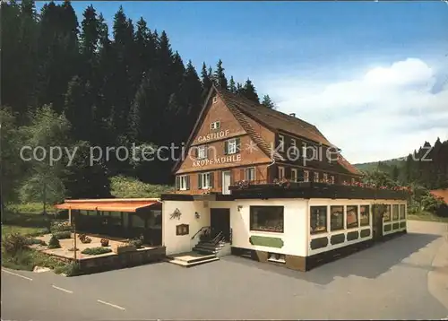 Seewald Gasthaus Kropfmuehle Kat. Seewald