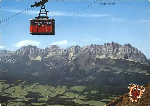 Wilder Kaiser Seilbahn Kitzbueheler Horn Kat. Wildermieming