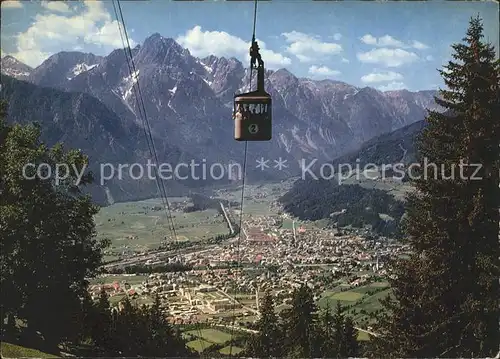 Lienz Tirol mit Zettersfeld Seilbahn Spitzkogel  Kat. Lienz