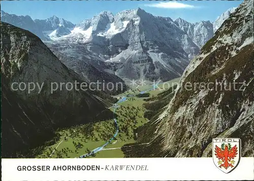 Karwendel Grosser Ahornboden Kat. Schwaz