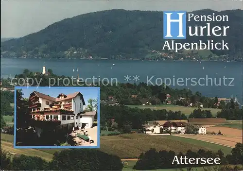Attersee Pension Alpenblick Familie Hurler Kat. Attersee