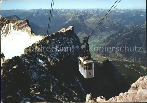 Zugspitze Zugspitzbahn Kat. Garmisch Partenkirchen