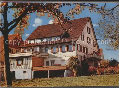 Goettelfingen Seewald Schwarzwald Pension Pfeifle Kat. Seewald