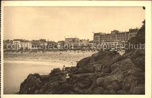 Dinard Ille et Vilaine Bretagne Plage  Kat. Dinard