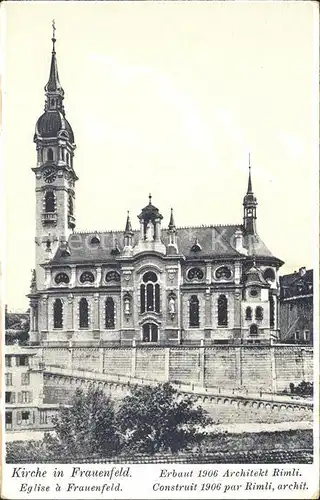 Frauenfeld Kirche Architekt Rimli Kat. Frauenfeld