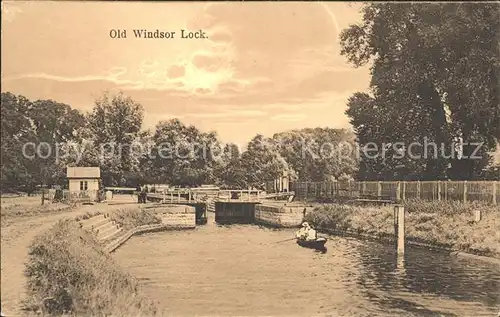 Old Windsor Lock Kat. Windsor and Maidenhead