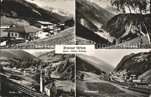 Brenner Brennersee Pass Gries Kat. Tannheim