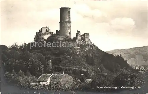 Bad Godesberg Ruine Godesberg Kat. Bonn