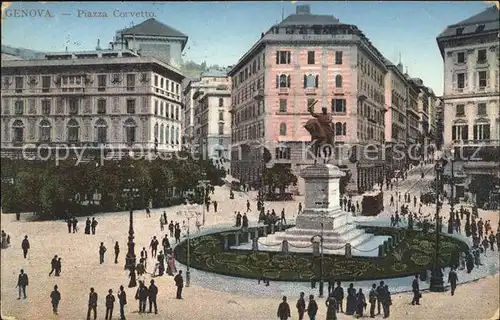 Genova Genua Liguria Piazza Corvetto Kat. Genova