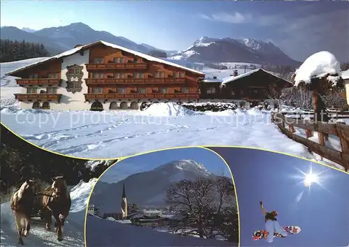 Koessen Tirol Hotel Restaurant Riedl Kat. Koessen