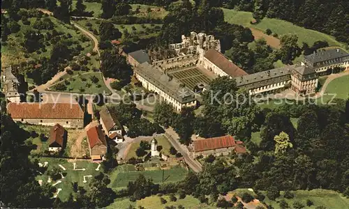 Arnsburg Hessen Kloster Fliegeraufnahme Kat. Lich