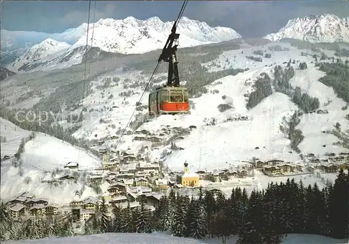 Saalbach Hinterglemm Seilbahn zum Schattberg Kat. Saalbach Hinterglemm