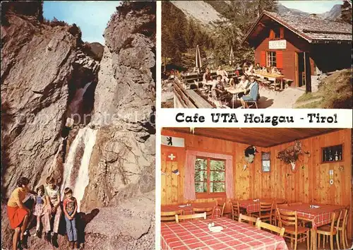 Holzgau Cafe UTA im Tirol Simswasserfall Kat. Holzgau