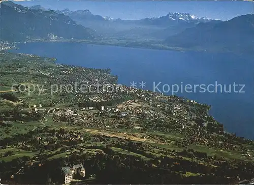 Vevey VD Montreux Alpes Lac Leman Kat. Vevey