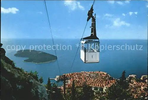 Dubrovnik Ragusa Seilbahn Kat. Dubrovnik