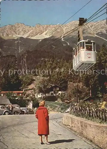 Innsbruck Nordkettenbahn mit Seegrube und Hafelekar Kat. Innsbruck