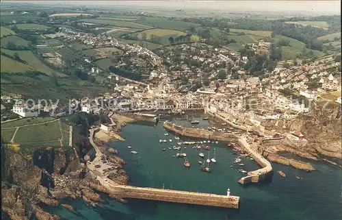 Mevagissey Fliegeraufnahme Hafen Kat. Restormel