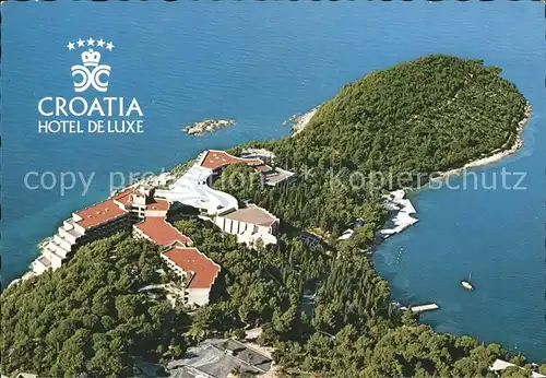 Dubrovnik Ragusa Cavtat Croatia Hotel Fliegeraufnahme Kat. Dubrovnik