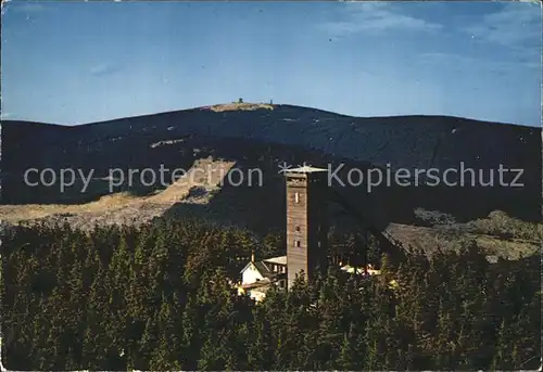 Braunlage Wurmbergschanze mit Aussichtsturm Kat. Braunlage Harz