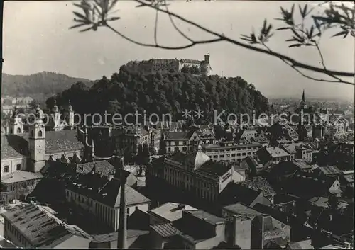 Ljubljana mit Burg Kat. Ljubljana