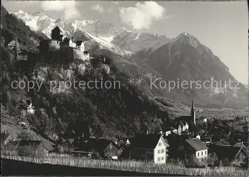 Vaduz Schloss Fuerstentum Lichtenstein Kat. Vaduz