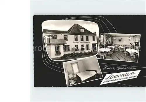 Birkenfeld Hassberge Pension Gasthaus Loewentor Kat. Maroldsweisach