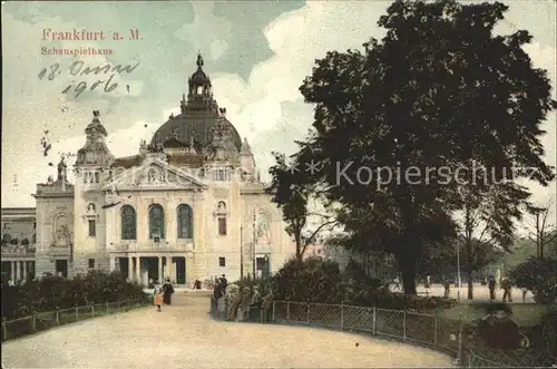 Frankfurt Main Schauspielhaus Kat. Frankfurt am Main