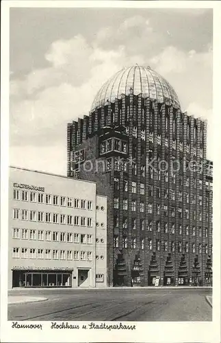 Hannover Hochhaus und Stadtsparkasse Kat. Hannover