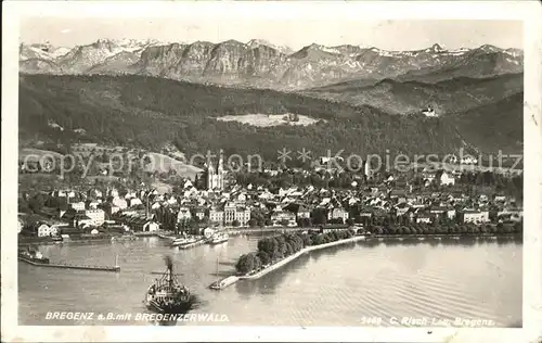 Bregenz Vorarlberg Fliegeraufnahme Kat. Bregenz