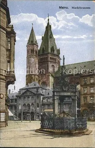 Mainz Rhein Marktbrunnen / Mainz Rhein /Mainz Stadtkreis