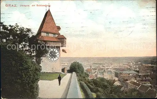 Graz Steiermark Uhrturm am Schlossberg Kat. Graz