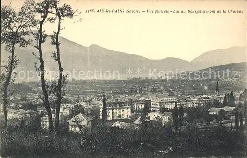 Aix les Bains avec Lac du Bourget et Mont de la Charvaz Kat. Aix les Bains