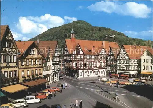 Bad Urach Thermalbad Autos Fachwerkhaeuser Kat. Bad Urach