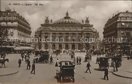 Paris Oper Autos Kat. Paris