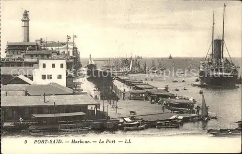 Port Said Harbour Port Schiffe Kat. Port Said