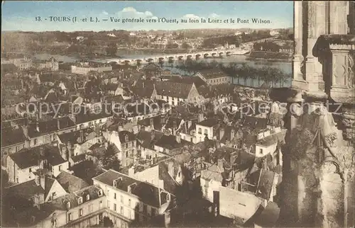 Tours Indre et Loire avec Pont Wilson Kat. Tours