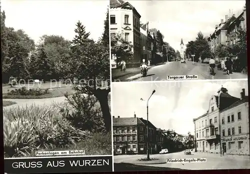 Wurzen Sachsen Torgauer Strasse Friedrich Engels Platz Kat. Wurzen