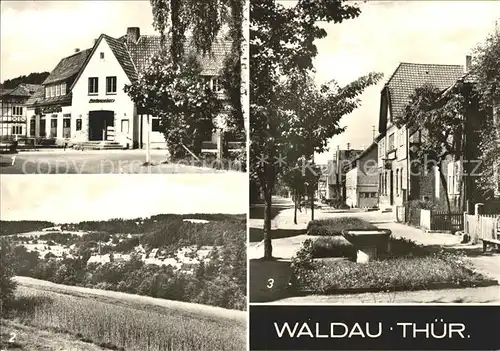Waldau Thueringen Konsum Landwarenhaus Hauptstrasse Kat. Nahetal Waldau