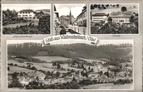 Waldmichelbach Jugendherberge Schule Kat. Wald Michelbach