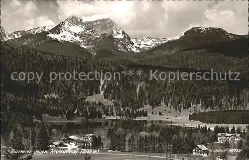 Barmsee gegen Krottenkopf Kat. Kruen