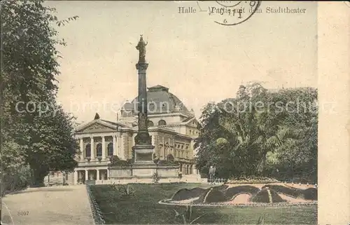 Halle Saale Stadttheater Kat. Halle