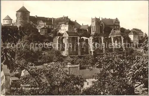 Bautzen Nicolai Ruine Kat. Bautzen