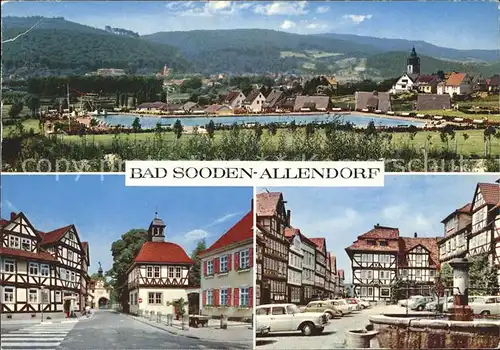 Bad Sooden Allendorf Fachwerkhaeuser Brunnen Kat. Bad Sooden Allendorf