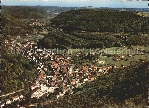 Wiesensteig Fliegeraufnahme Kat. Wiesensteig