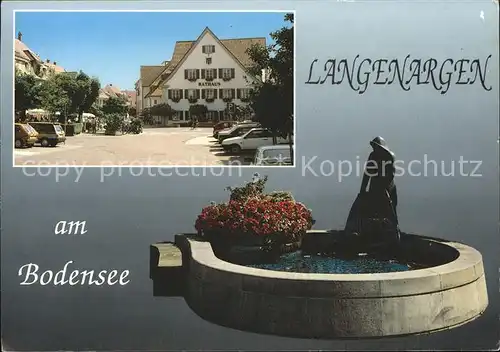 Langenargen Bodensee Brunnen Kat. Langenargen