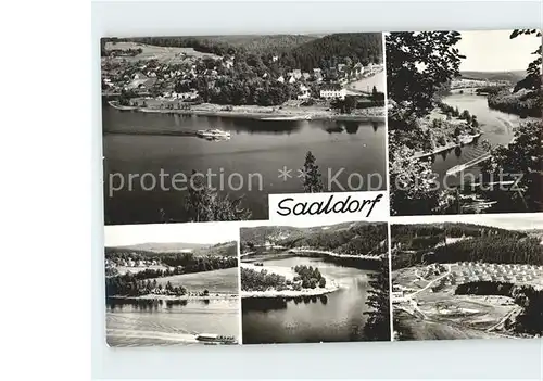 Saaldorf Bad Lobenstein Stausee der Bleilochtalsperre Kat. Bad Lobenstein