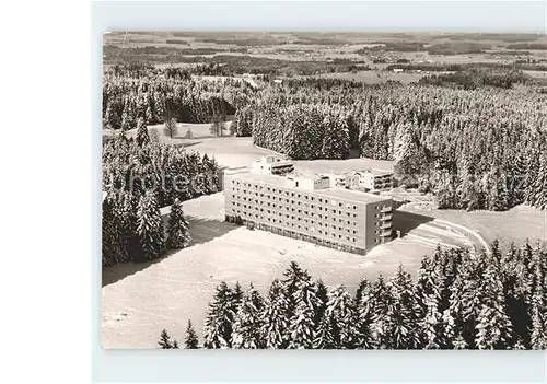 Lindenberg Allgaeu Fliegeraufnahme Dr. Otto Gessler Krankenhaus Kat. Lindenberg i.Allgaeu