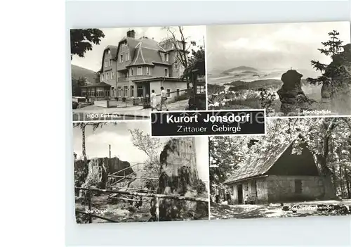 Jonsdorf Kurhaus Hennigsaeule Orgel Kat. Kurort Jonsdorf